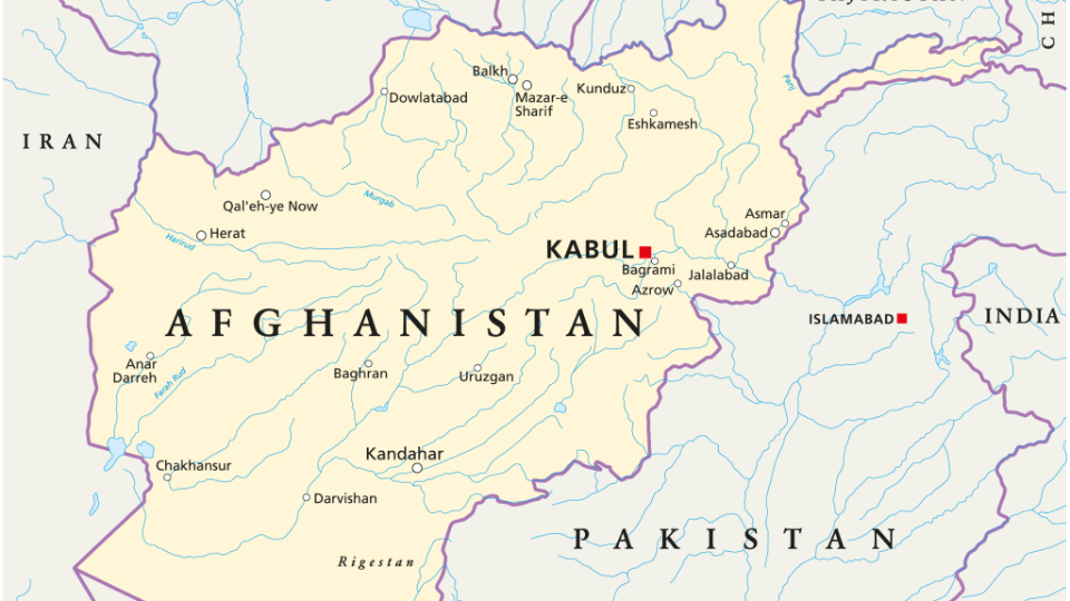 Afghanistan-Map