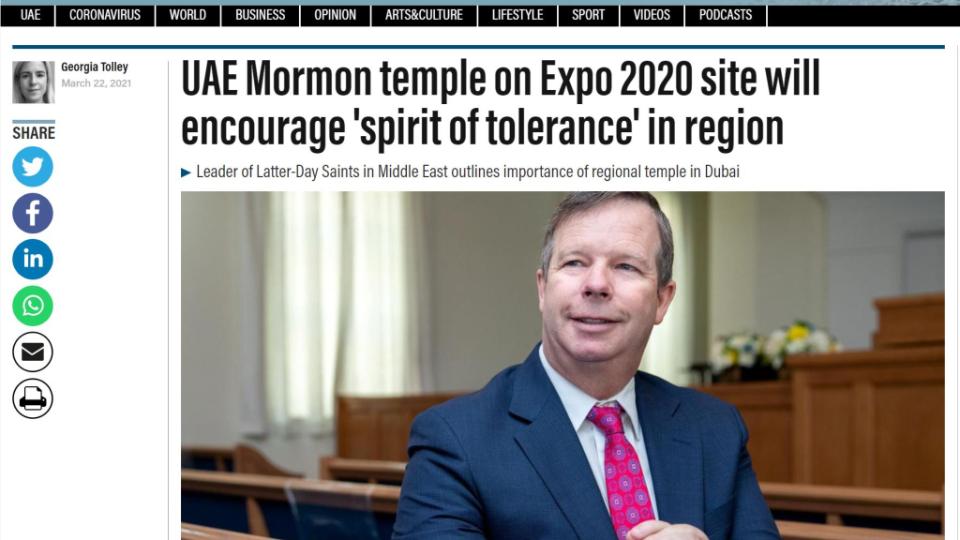 Screenshot-of-The-National-article-about-the-Dubai-Temple,-March-22,-2021