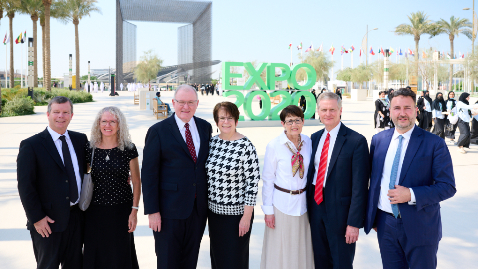 Church Leaders Visit Dubai Temple Area at Expo 2020